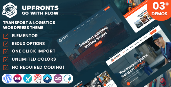 Upfronts - Transport & Logistics WordPress Theme